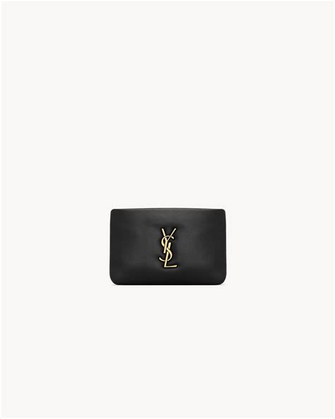 ysl card holder fog|CALYPSO zip card case in lambskin .